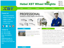 Tablet Screenshot of chinawheelweight.com